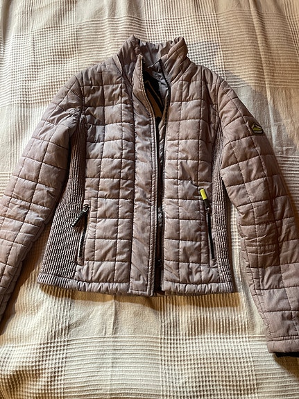 Superdry harmaa ohut toppatakki XS