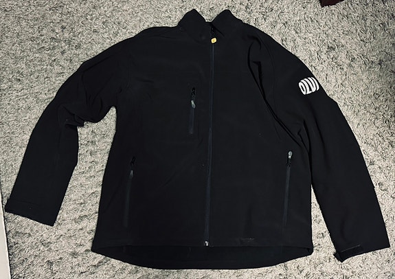 Musta softshell-takki Olvi XL