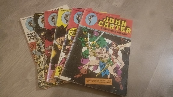 1979 vuodelta John Carter sarjakuvia