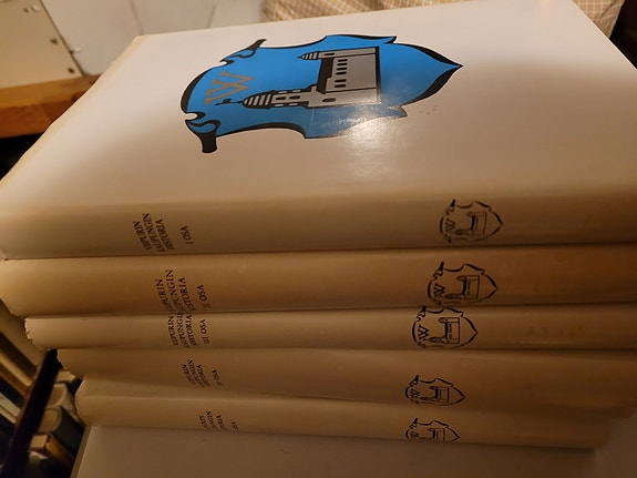 Viipurin kaupungin historia I-V, 5kirjaa