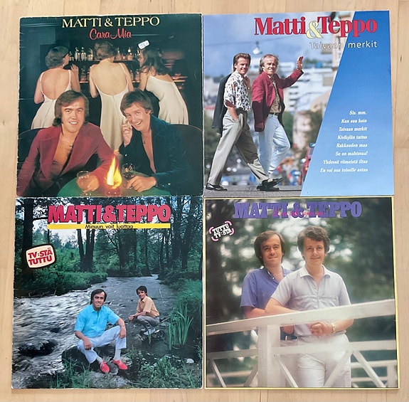 Matti & Teppo LP -levyt 4 kpl
