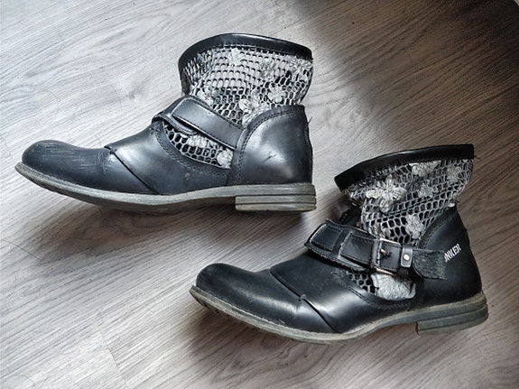 Bunker kengät, käytetyt