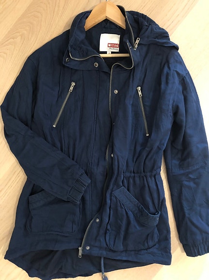 Sininen Mustang Denim naisten kesätakki (s)
