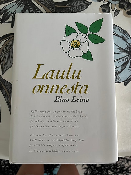 Eino Leino: Laulu onnesta - runokirja kovak.