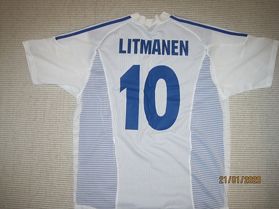 Jari Litmanen  käyttämätön maajoukkuepaita