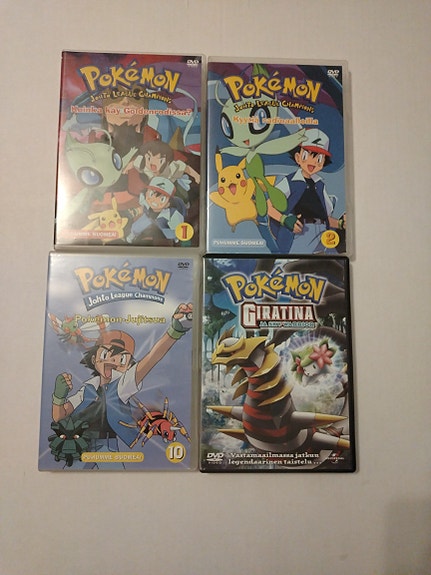 Pokemon dvd:t