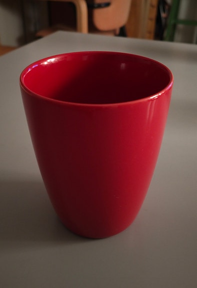Höganäs Keramik punainen muki
