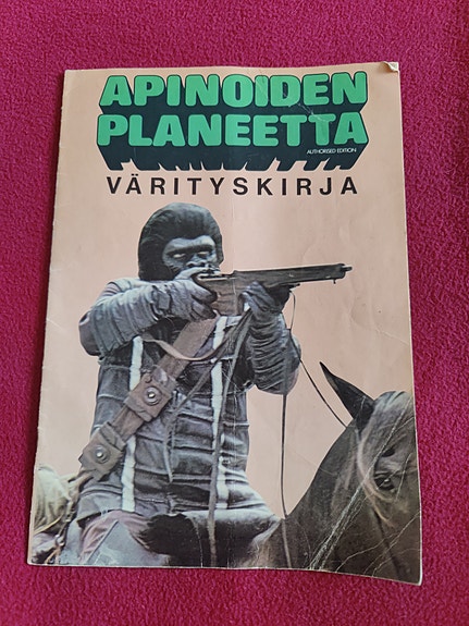 Apinoiden planeetta värityskirja