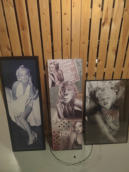 Marilyn Monroe taulut 3kpl