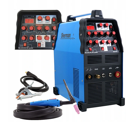 Sherman 200A AC/DC Pulssi TIG