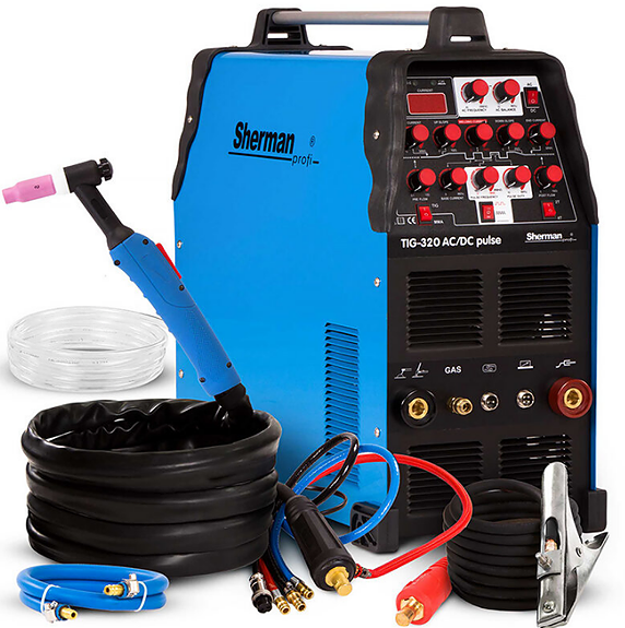 Sherman 320A AC/DC Pulssi TIG