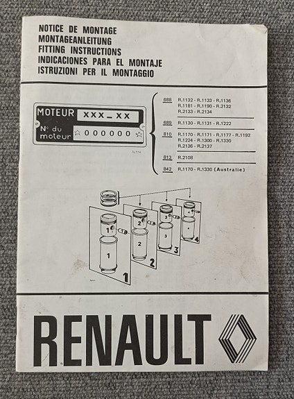 Renault R.S.3443 korjausopas
