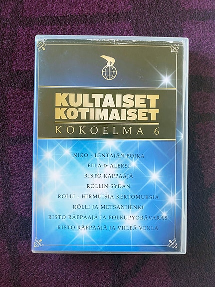 Kultaiset kotimaiset 6 DVD-kokoelma (Rölli, Risto Räppääjä, Ella & Aleksi, Niko)
