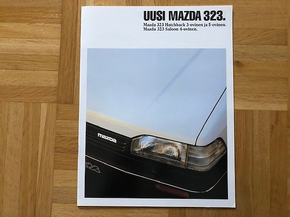 Esite Mazda 323 BF vuodelta 1987 1988