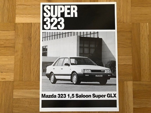 Esite Mazda 323 BF 1,5 Saloon Super GLX vuodelta 1987