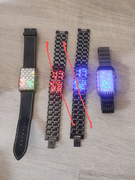 Novelty the watches