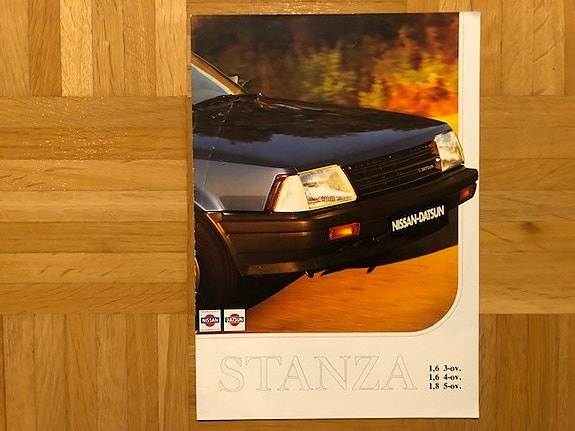 Esite Datsun Nissan Stanza vuodelta 1981