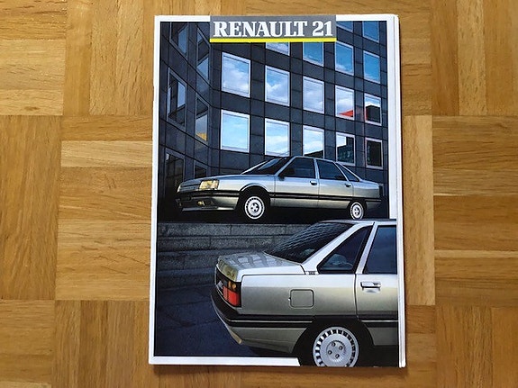 Esite Renault 21 vuodelta 1988, myös 21 Turbo