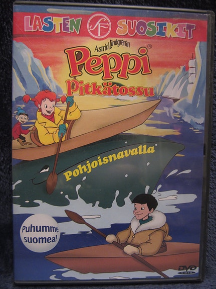 Peppi Pitkätossu Pohjoisnavalla dvd