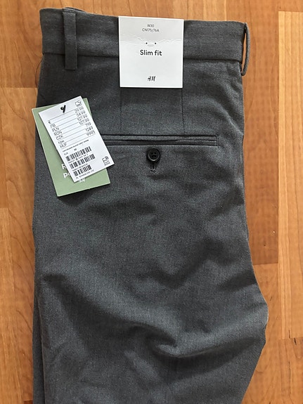 H&M Miesten kangashousut 48