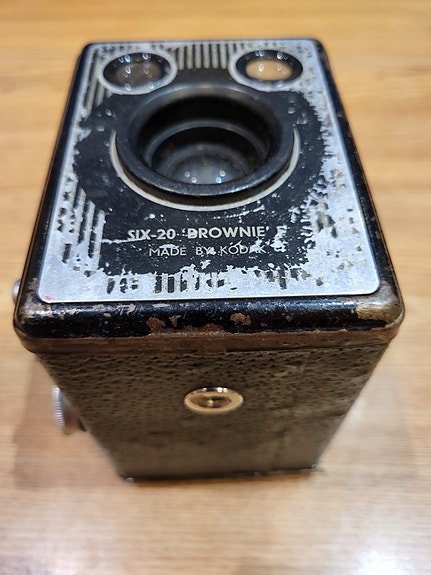 Vanha laatikkokamera Kodak