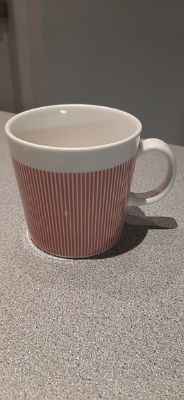 Iittala Teema muki punainen raita