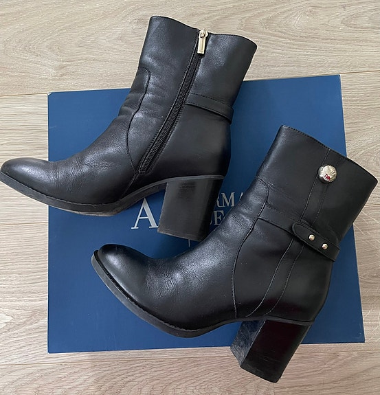 Armani Jeans nahka nilkkurit kengät koko 38