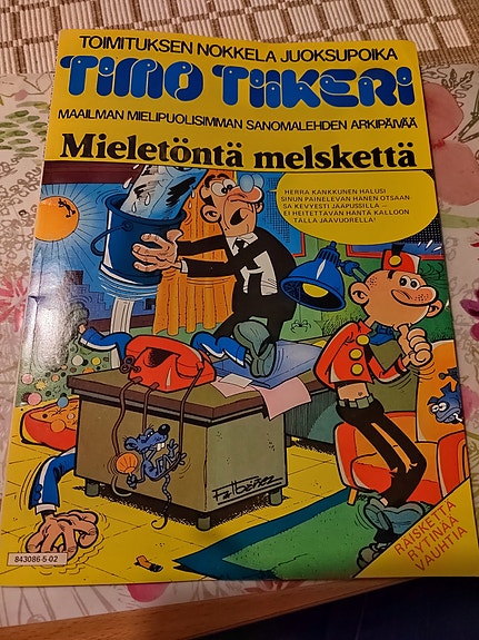 Timo Tiikeri sarjakuvakirja (toim.kulut jo hinnassa)