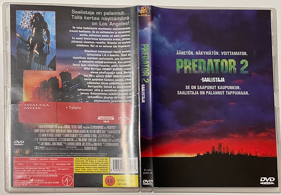 Predator 2 - dvd - elokuva