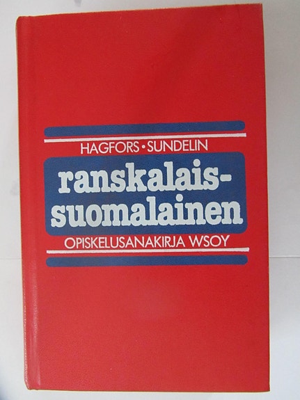 Sanakirja Ranska-Suomi, ranskalais-suomalainen opiskelusanakirja