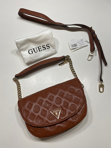 Guess - La Femme Flap Shoulder Bag Cognac