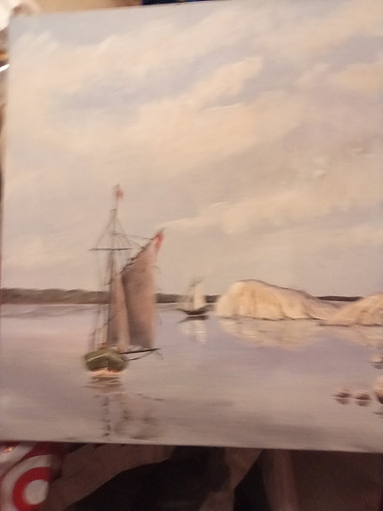 Jukka Korpelan öljyvärimaalaus