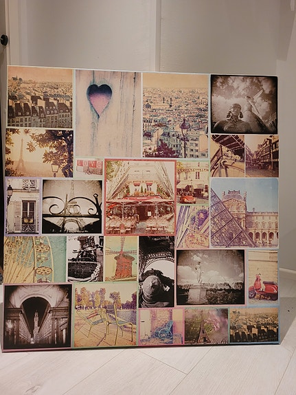 Pariisi -taulu 80x80cm