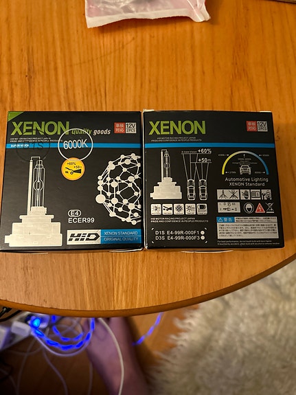 Xenon valot 6000K D1S malliset