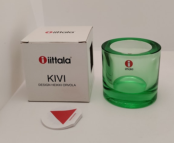 Iittala Kivi kynttilälyhty omenanvihreä