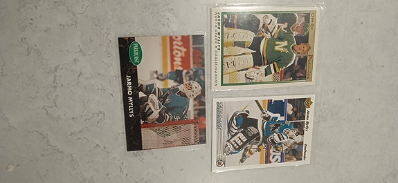 NHL Jarmo Myllys kortteja