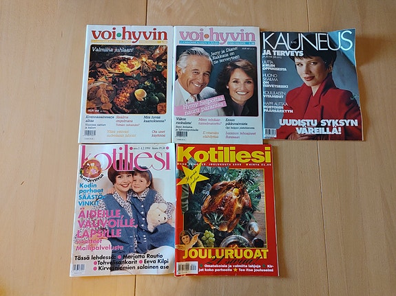 Voi Hyvin, Kauneus ja terveys, Kotiliesi, Et lehti 11 kpl