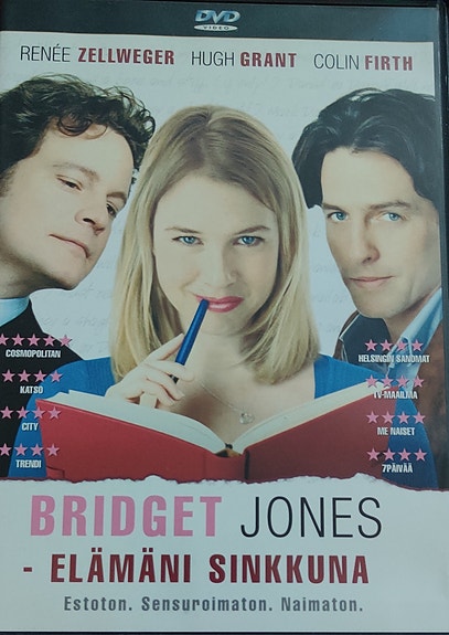Bridget Jones – elämäni sinkkuna DVD komedia/romantiikka (2001)