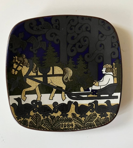 V. 1984 Kalevala seinälautanen