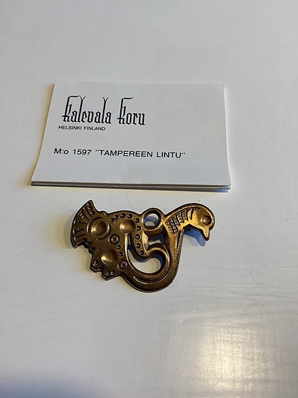 Kalevala Koru Tampereen lintu rintaneula
