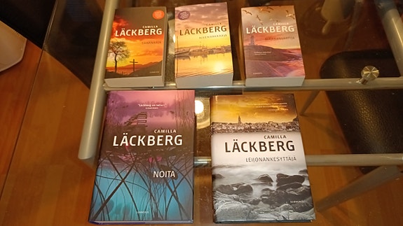 Camilla Läckberg kirjoja 5kpl