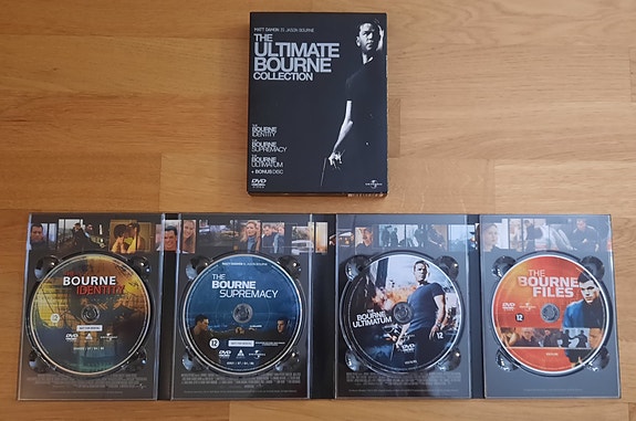 The Ultimate Bourne DVD collection + bonus DVD