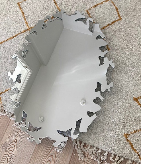 Design -peili korkeus 80 cm