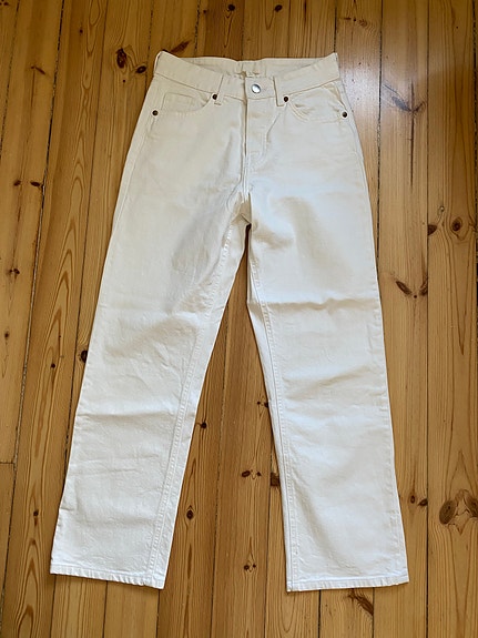 H&M valkoiset farkut XS