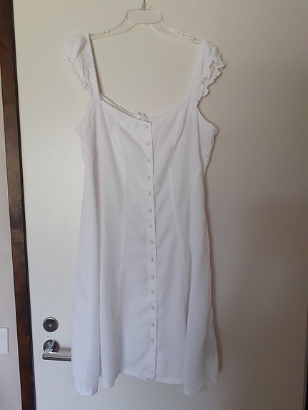 Guess valkoinen mekko L (XL)