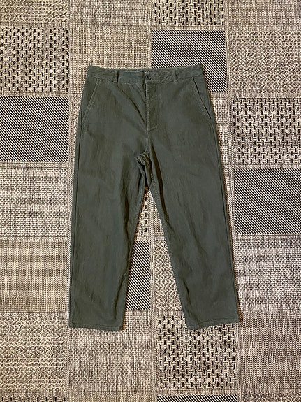COS womens XL 44 heavy stretch chino naisten housut regular fits 33/32