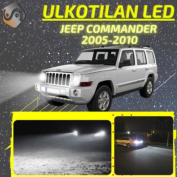 JEEP COMMANDER Ulkovalojen LED -päivityssarja