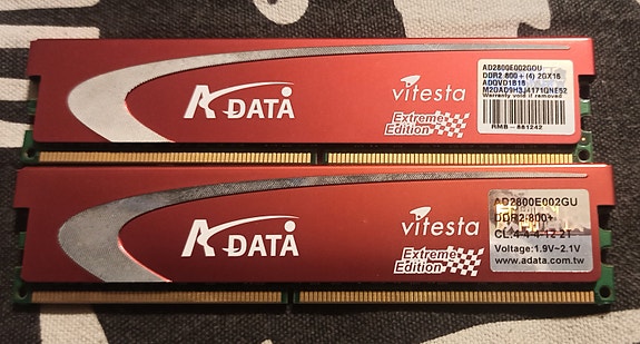 Tietokoneen muistit A-Data Vitesta Extreme Edition DDR2 4 GB