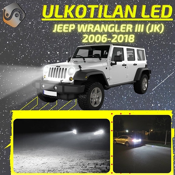 JEEP WRANGLER III (JK) Ulkovalojen LED -päivityssarja
