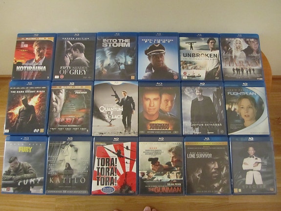 BLU-RAY elokuvia